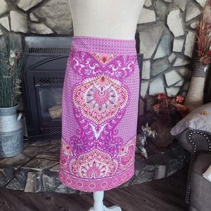 Antonio Melani purple/pink multi size 12 skirt.